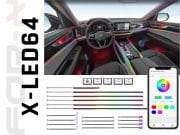 For-X X-LED64 64 Renkli Araç İç Ambiyans