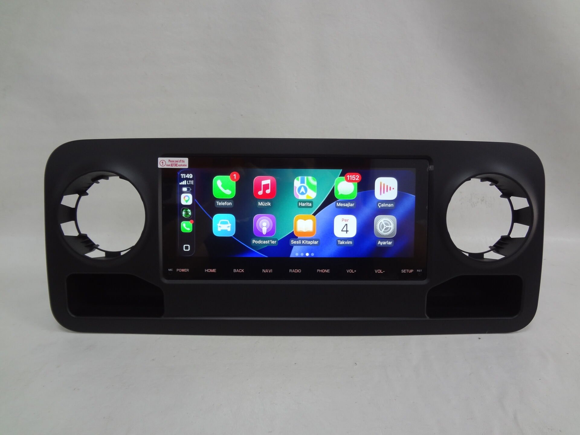 Nawgo Mercedes Yeni Sprinter Uyumlu Android 11 CarPlay Android Auto QLED Multimedya