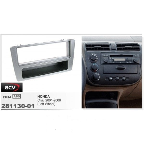 Honda Civic (2001-2006) Uyumlu Teyp Çerçevesi -64-