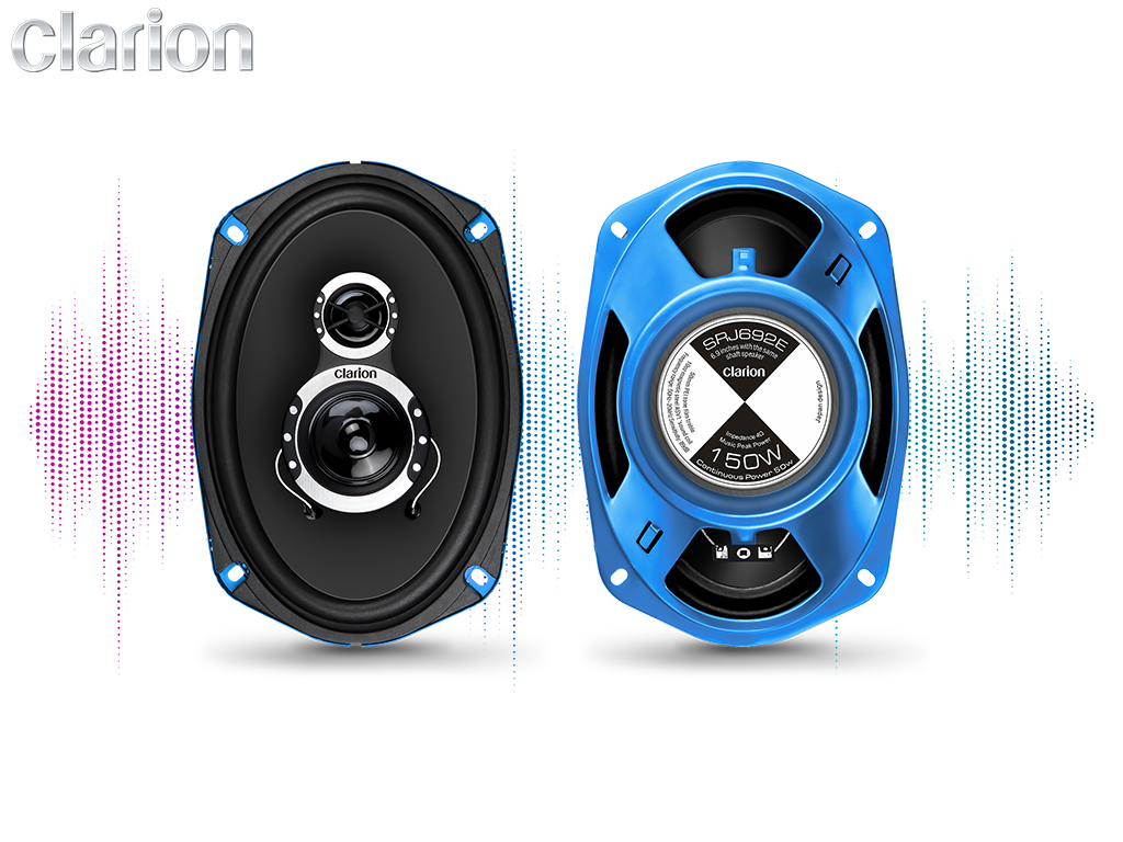 Clarion SRJ692E 2 X 150 Watt 6X9 Oval Kolon Hoparlör