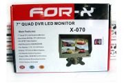 For-X Kayıt Yapan 4lü Araç Kamera Seti ve 7 inch LCD Mönitör
