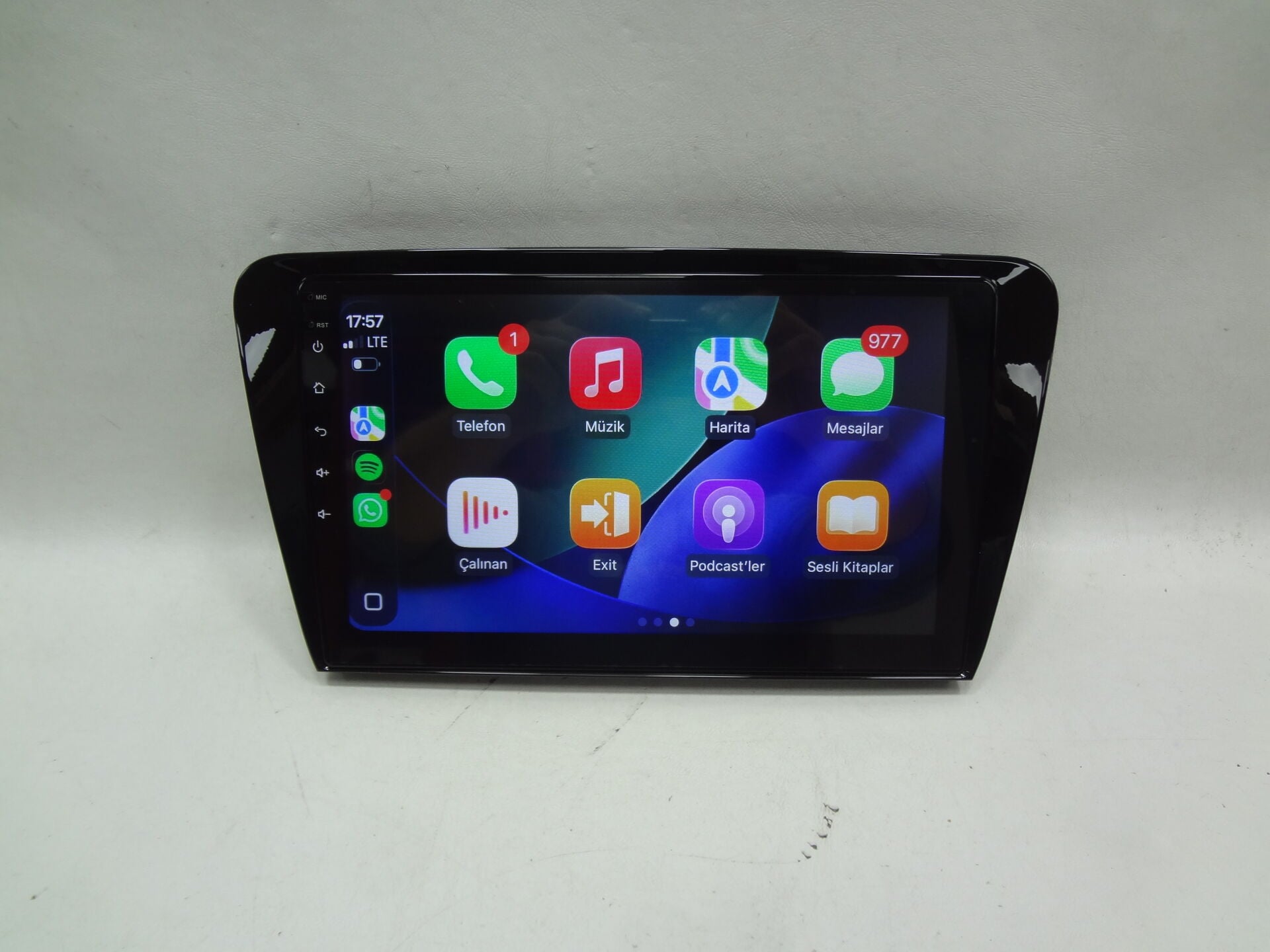 Navix V8 Turbo Skoda Yeni Octavia Uyumlu Android 15 CarPlay Android Auto Multimedya 4+64