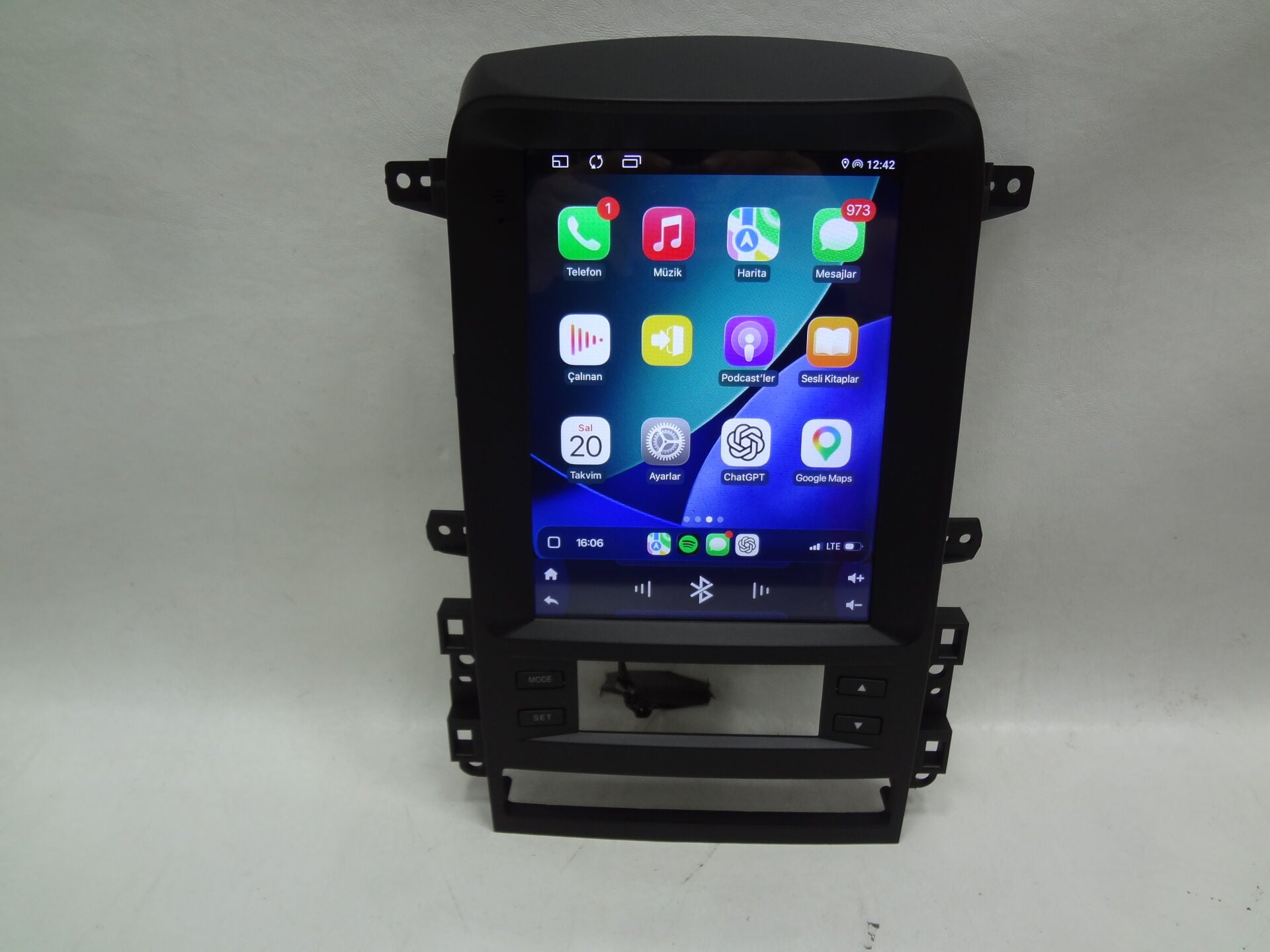 Clarion GL-300 Chevrolet Captiva Tesla 9.7 inç Android 15 CarPlay Android Auto Multimedya 4+64