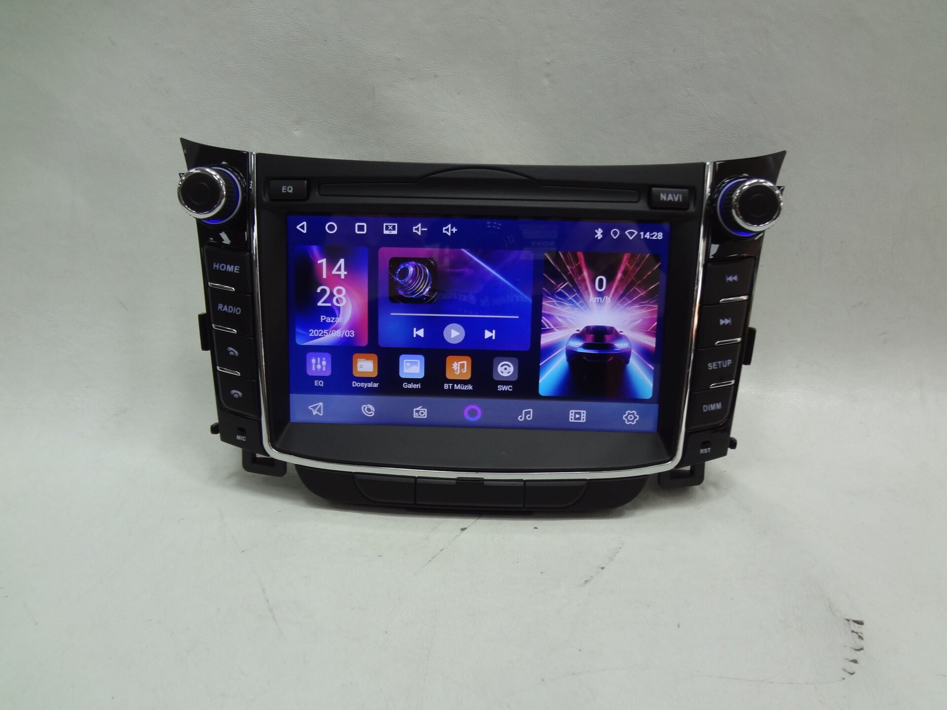 Navix V8 Turbo Hyundai i30 Uyumlu 7 inç Android 15 CarPlay Android Auto Multimedya 4+64