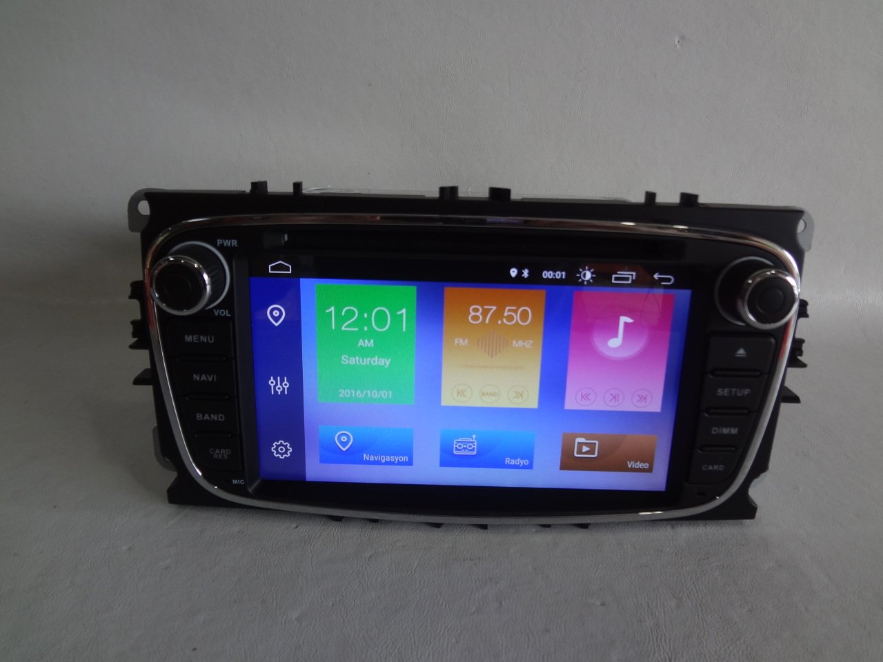 Navix MT-N311 Android 10.0 Ford Uyumlu CarPlay Multimedya Double Teyp -Siyah-